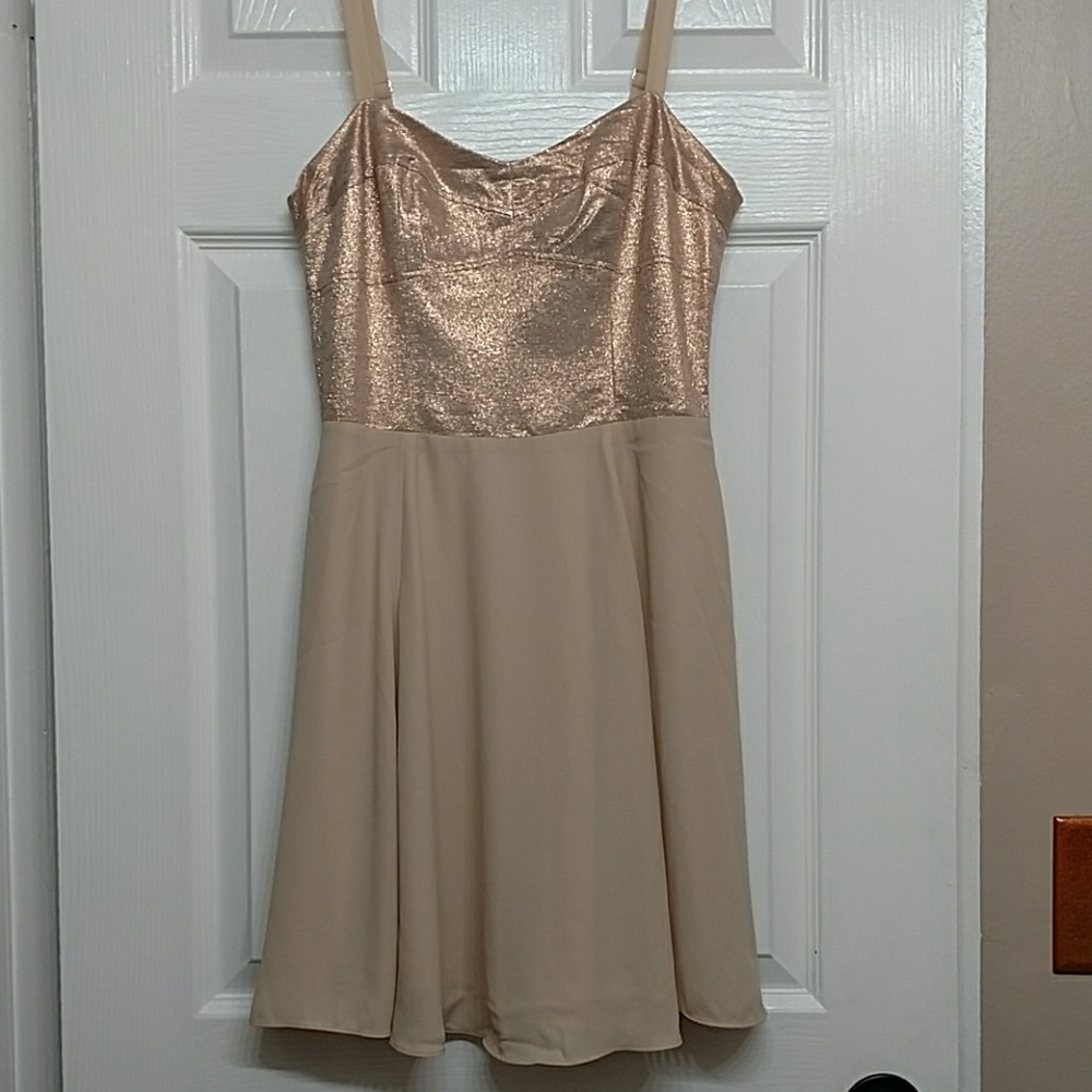 NWT gold dress